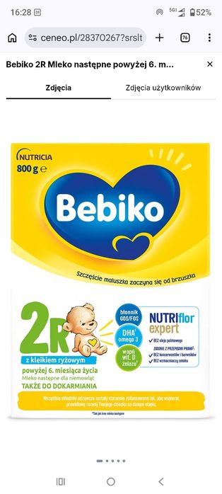 Bebiko 2R mleko w proszku 550g