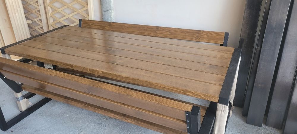 Komplet ogrodowy Luft dębowy 200