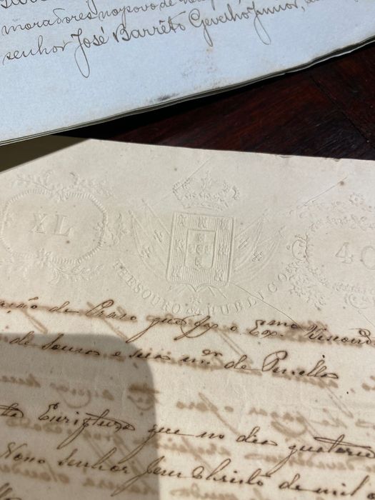 Manuscritos Escrituras Selos Monarquia Condessa Originais