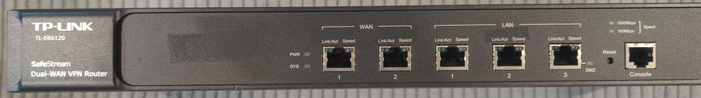 TP-LINK TL-ER6120 – Router Gigabit VPN, profesjonalny, stabilny