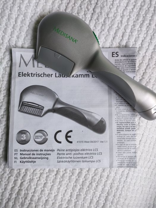 Pente anti-piolhos eléctrico LCS de Medisana