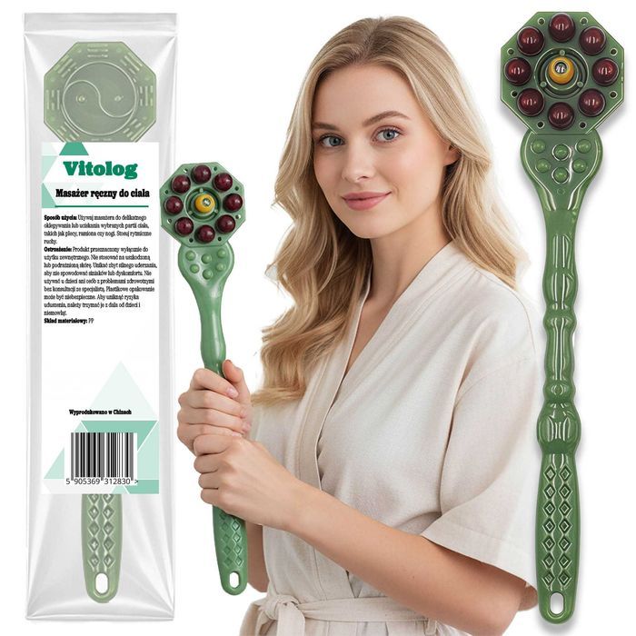 Masażer do Akupresury Masowania Pleców Karku Szyi Ciała Stóp Drapaczka