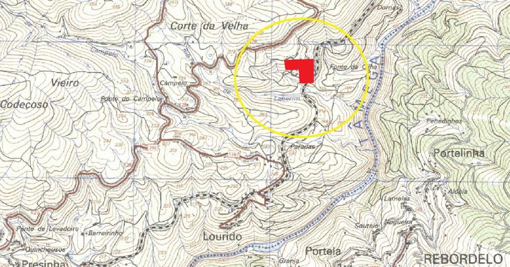 Terreno rústico (1,7 hectares) freguesia de Arnóia - Celorico Basto