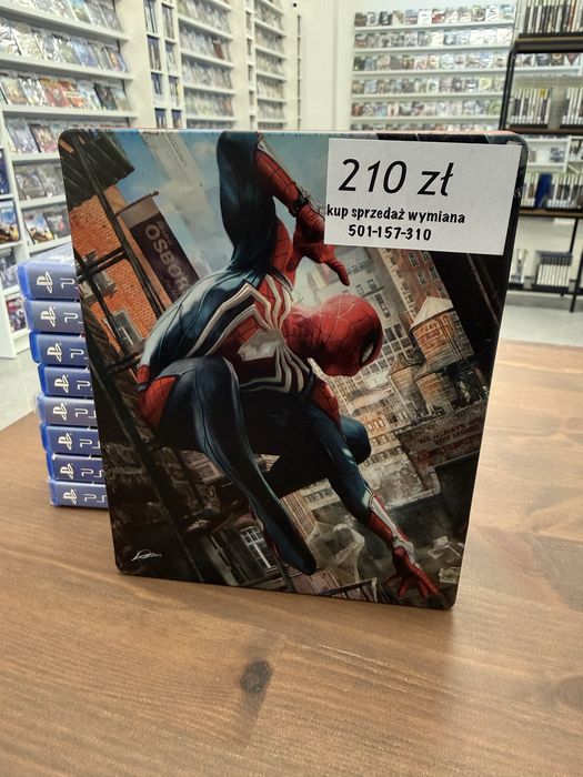 Gra ps4 spiderman Stelbook