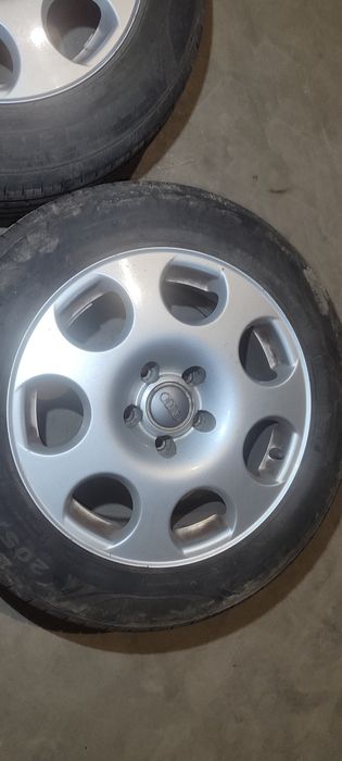 Audi A4 B5 b6 A6 C5 felgi koła aluminiowe 16 5x112 et42 + opony letnie