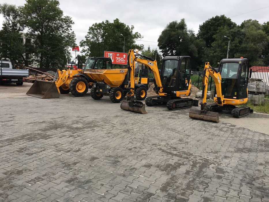 Usługi/ Wynajem koparki/wozidła/ładowarka teleskopowa JCB # HDS