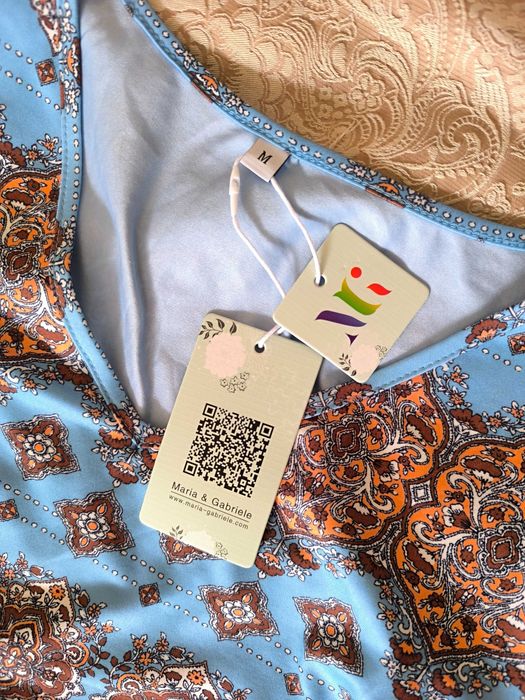 Нова сукня з етнічним принтом розмір М, бренд Maria & Gabriele