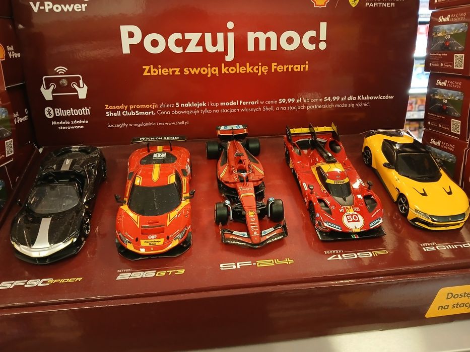 5 Naklejkek shell na auta zadlnie sterowane