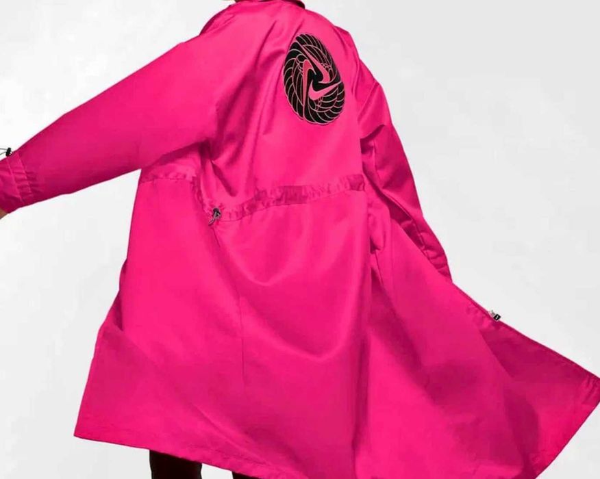 Płaszcz NIKE SPORTSWEAR ICON CLASH satynowa L, XL, logo Swoosh