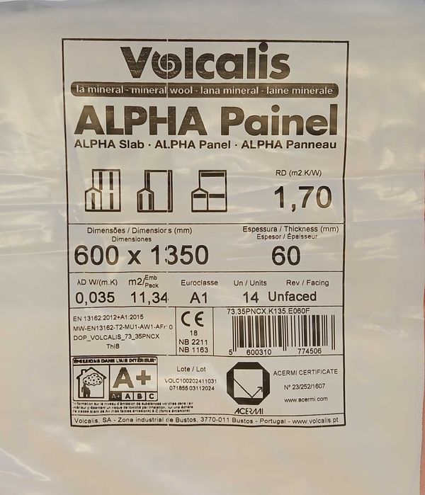 Isolamento Lã Mineral