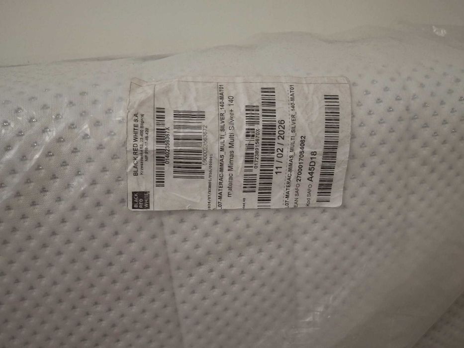 Materac sprężynowy multipocket Mimas Multi Silver 140x200 H3