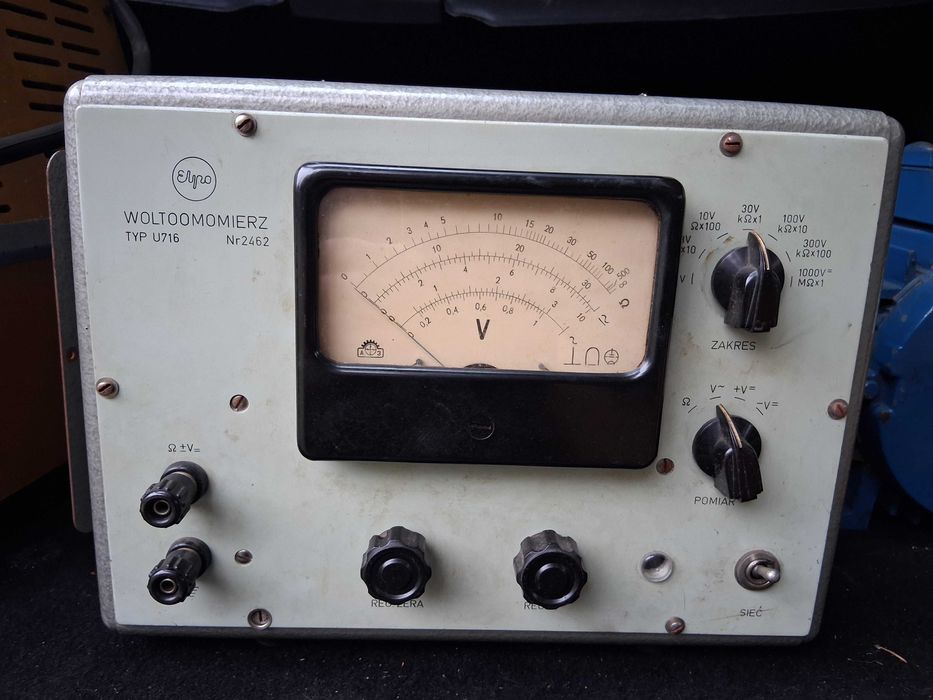 Woltomierz omomierz lampowy ELPO U716 30 - 100 MHz