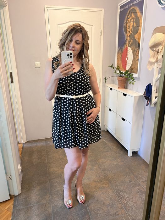 Sukienka w grochy pin up girl vintage lata 60-te retro