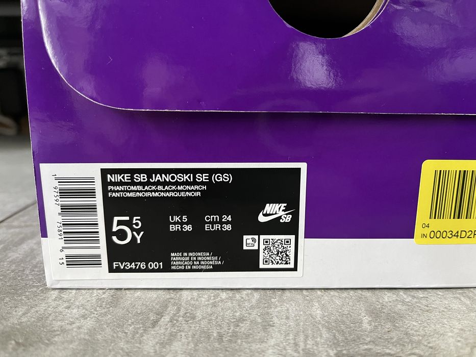 Buty damskie NIKE Zoom Stefan Janoski+ SB Electric Pack - NOWE r. 38
