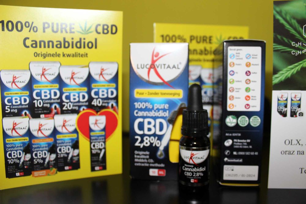 Olej konopny CBD Lucovitaal 2,8% 10ml