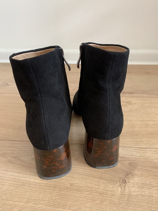 Botki czarne eleganckie Paso a Paso Valeria