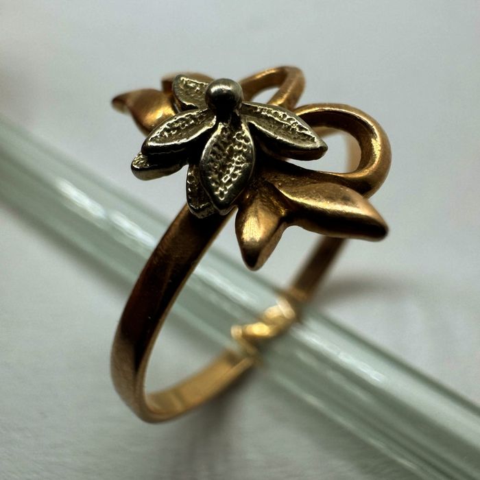 Золота каблучка 583 проби 2.66 грам  СРСР золотое кольцо СССР