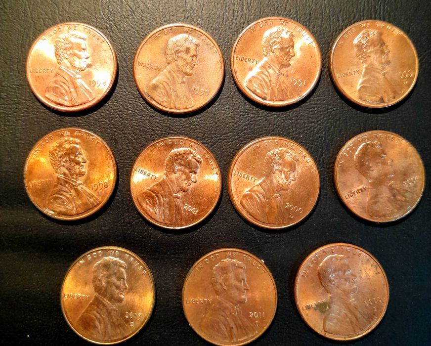 Lote moedas U.S.A. (sem repetidas)