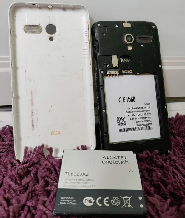 Telefon Alcatel One Touch Pop bateria smartfon