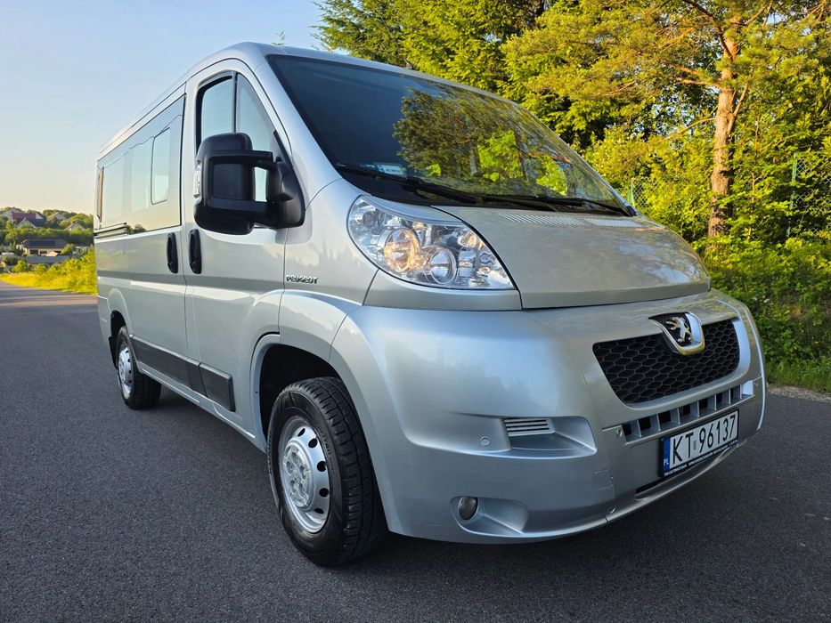 Peugeot Boxer I właściciel salon PL 9 osobowy nawiewy tył Faktura VAT 23%