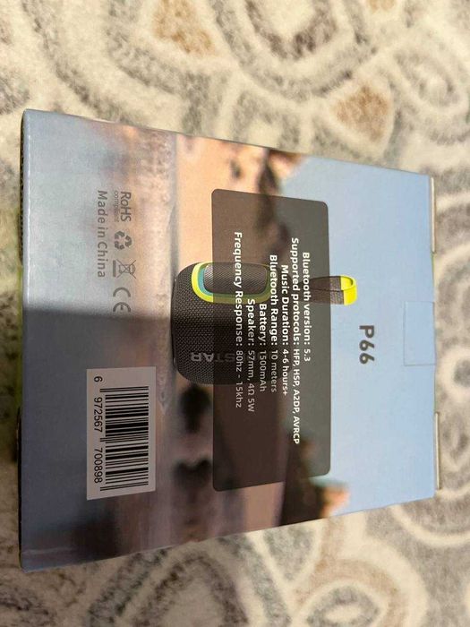 Портативна bluetooth колонка Hopestar p66 з світломузикою та TWS