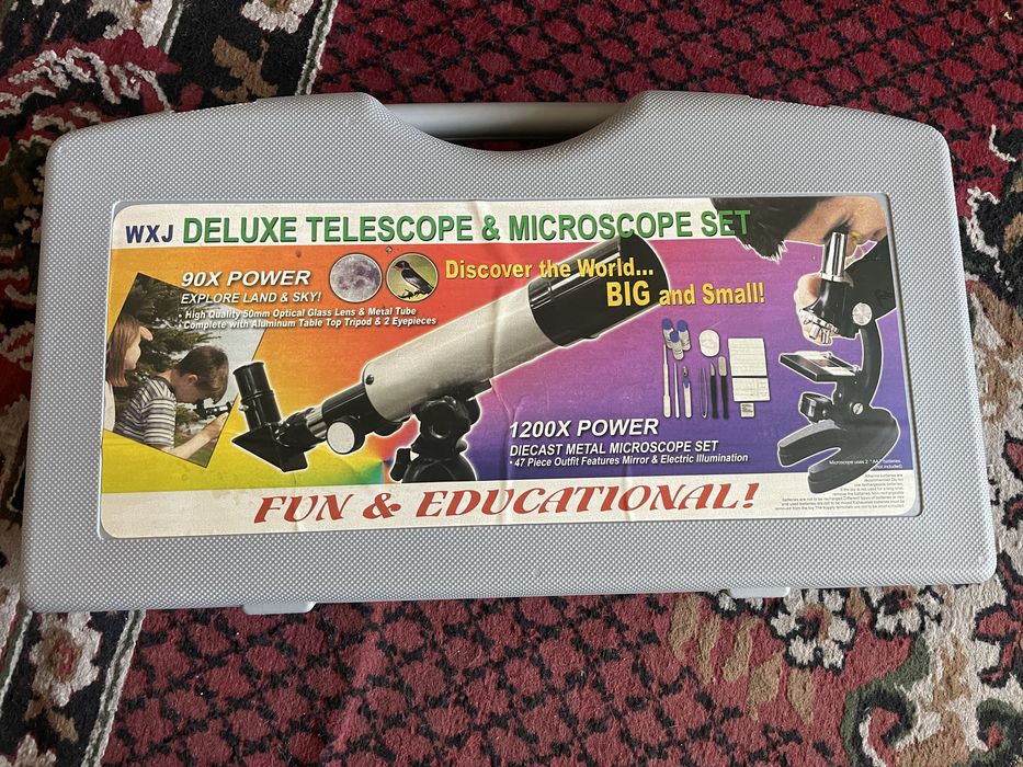 Телескоп + Микроскоп Sigeta Pandora (в кейсе)