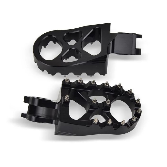Pousa pés largos alumínio CNC maquinados cafe racer scrambler