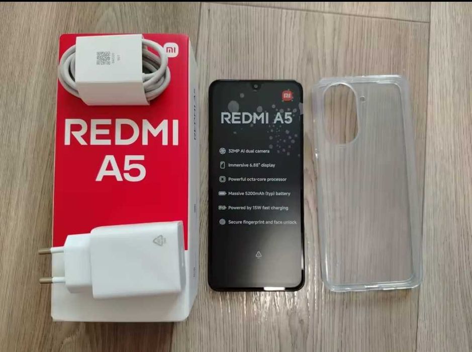 Нові смартфони Xiaomi Redmi A5 C71 3/64 4/128 + зарядка в комплекті