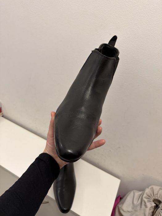 шкіряні ботильйони мешти чоловічі Asos Design 43 розмір