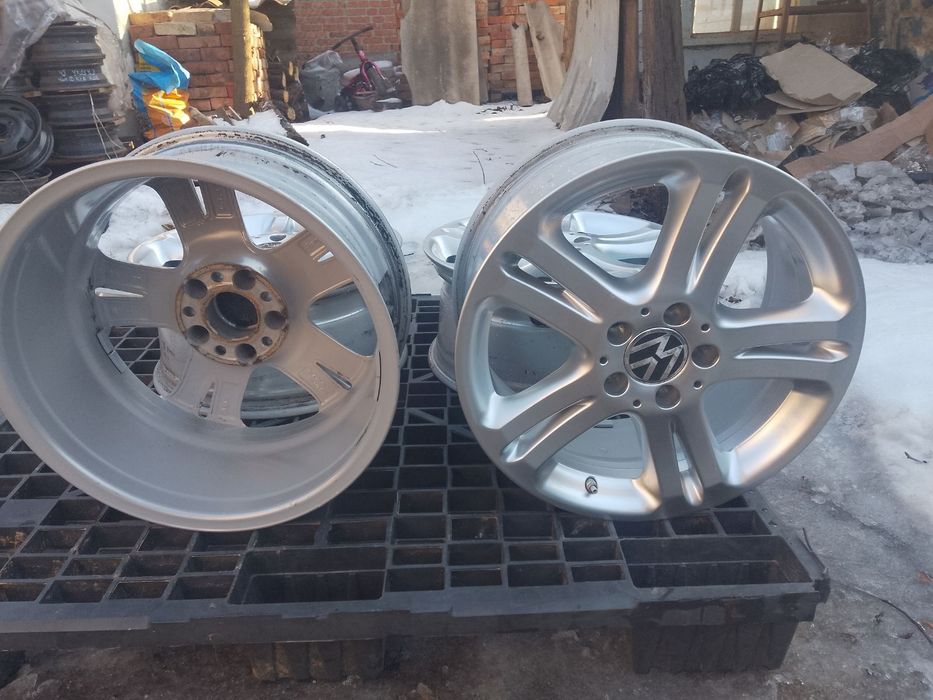 Диски Аутек R17/5×112/8J/ET-43/DIA 66.1; гарний комплект, з Німеччини