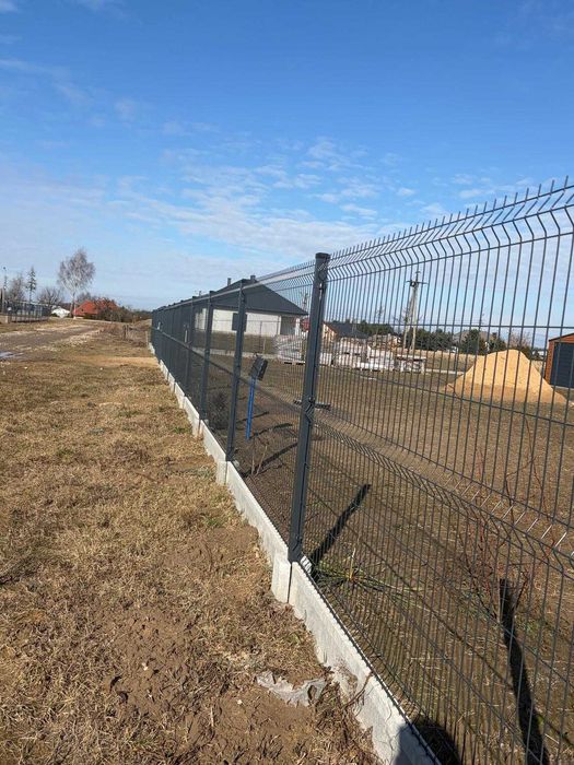 Ogrodzenie panelowe z podmurówką, 1,53 fi4
