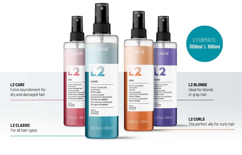 Lakme L2 Classic / Care / Blonde / Curls Двофазний кондиціонер