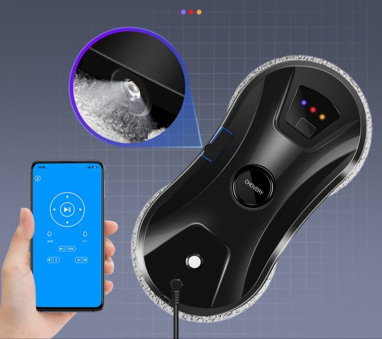 CHOVERY CL.2 Робот для очищення вікон, робот для миття вікон, пилосос