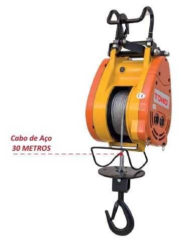 Guincho Garibalde Diferencial Elétrico Cabo Aço 30Mts 1 TON