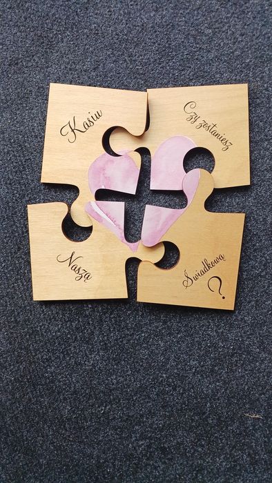 Zaproszenie personalizowane dla świadkowej