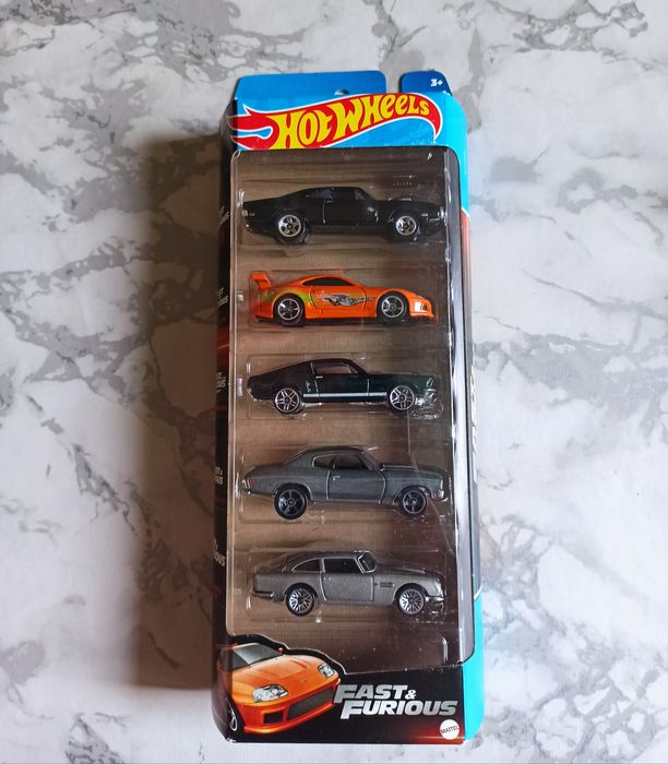 Hot wheels fast and furious supra 5pack, mazda rx-7, nissan silvia, mitsubishi eclips, buick regal, toyota supra black premium diorama bmw lancer lbwk