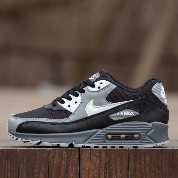 Кросівки Nike Air Max 90 Black/Grey/White premium