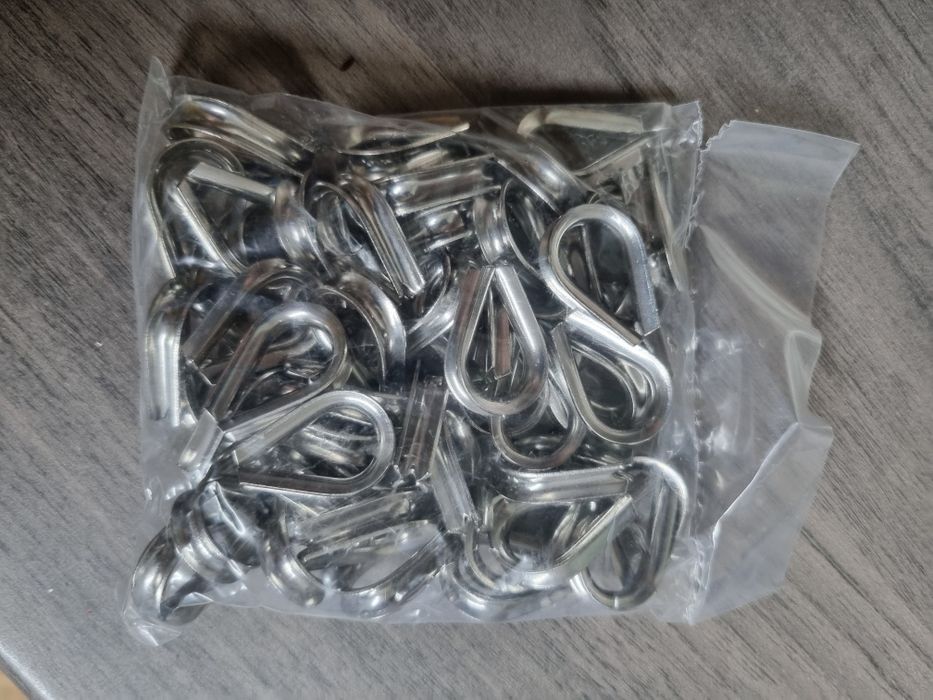 Kausza do linki 4mm. 50 szt