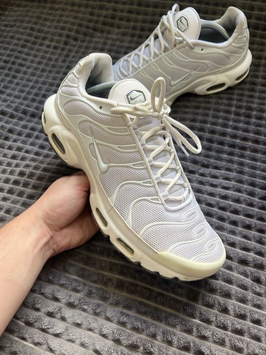 NIKE AIR MAX Plus (44.5-45) 29см мужские кроссовки белые оригинал макс