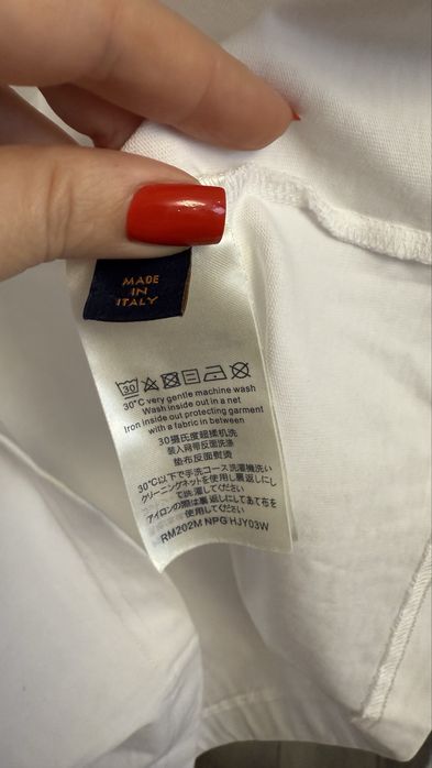 Белая футболка LV