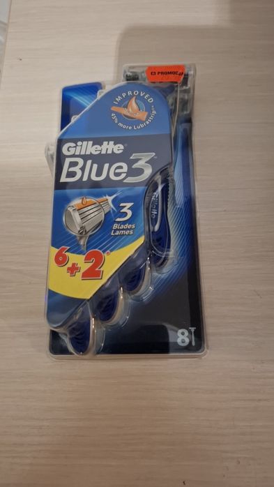 Maszynki do golenia Gillette Blue 3 8 sztuk 6+2 nowe
