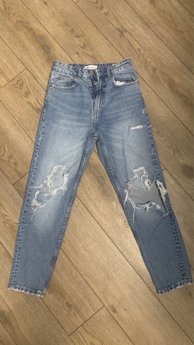Jeansy z dziurami Zara 34/XS