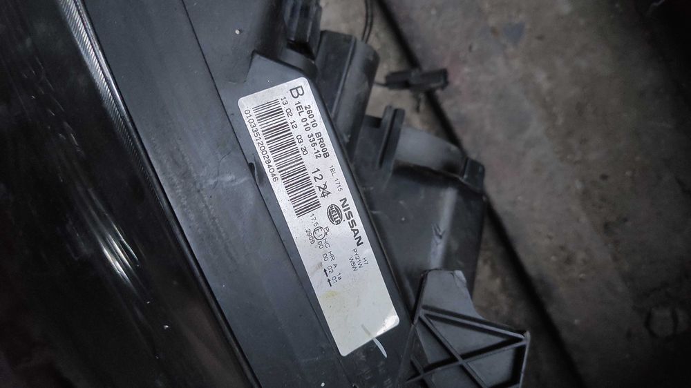 Фара nissan qashqai 26010BR00B 1el01033512