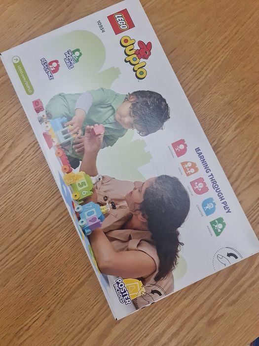 Lego Duplo pociąg z cyferkami