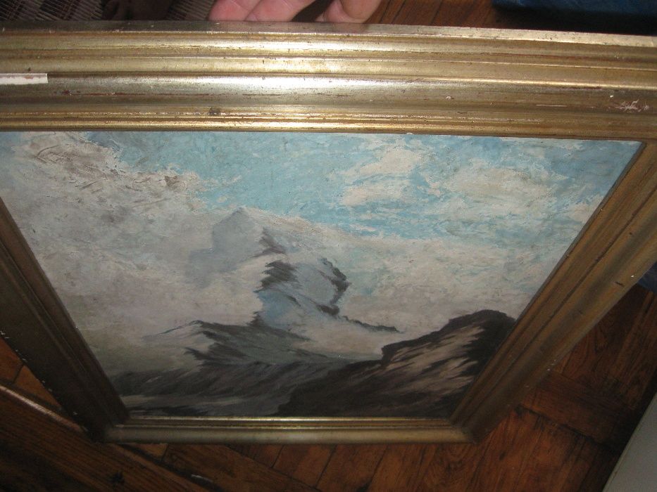 Pejzaż Górski Obraz olejny Stary, 1sza poł. 20w Polska , modernizm