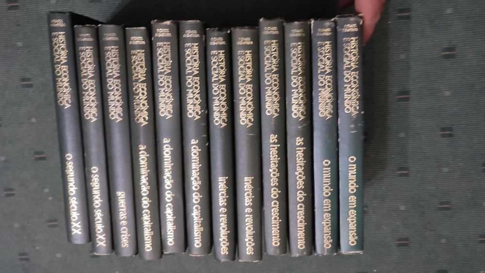 História Económica e Social do Mundo - Piérre Léon - 12 Vol. - Completo