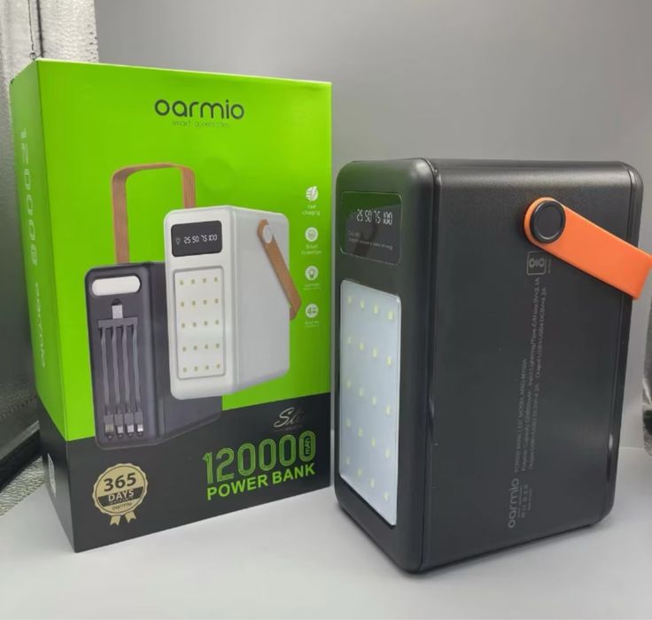 Power Bank 100000 mAh — потужний павербанк, швидка зарядка, LED-ліхтар