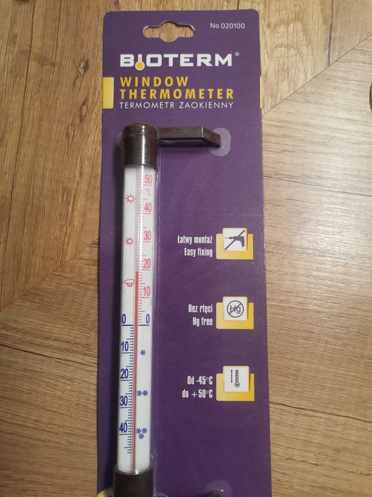 Termometr zaokienny Bioterm. Nowy.