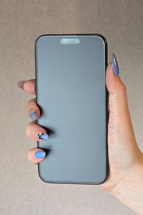 Матовое защитное стекло iPhone 15 16 17 Pro Max матове скло