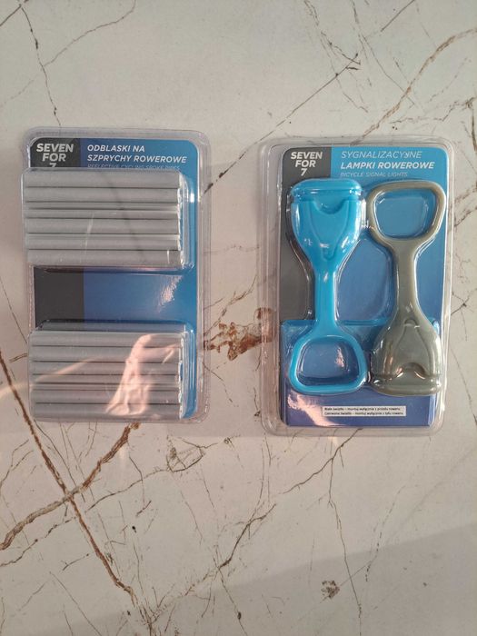 Akcesoria rowerowe, nowe oryginalnie zapakowane